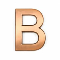 Barton 4 in. House Door Wall Letter B for Hotel Apartment Home Street Self-Adhesive