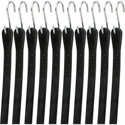 Stanley EPDM Rubber Tarp Straps 31 in. (10-Pack)