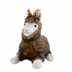 Kute Kids Morgan Home 10 in. x 5 in. Brown Llama Door Stopper
