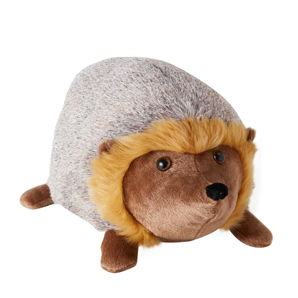 Kute Kids Morgan Home Brown Hedgehog 9.5 in. x 6 in. Door Stopper