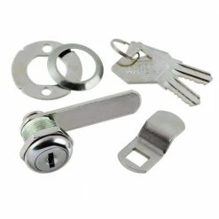 First Watch Security 5/8 in. Chrome Cabinet and Drawer Utility Cam Lock