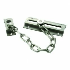 First Watch Security Satin Nickel Chain Door Guard