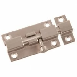 First Watch Security 3 in. Satin Nickel Barrel Door Bolt