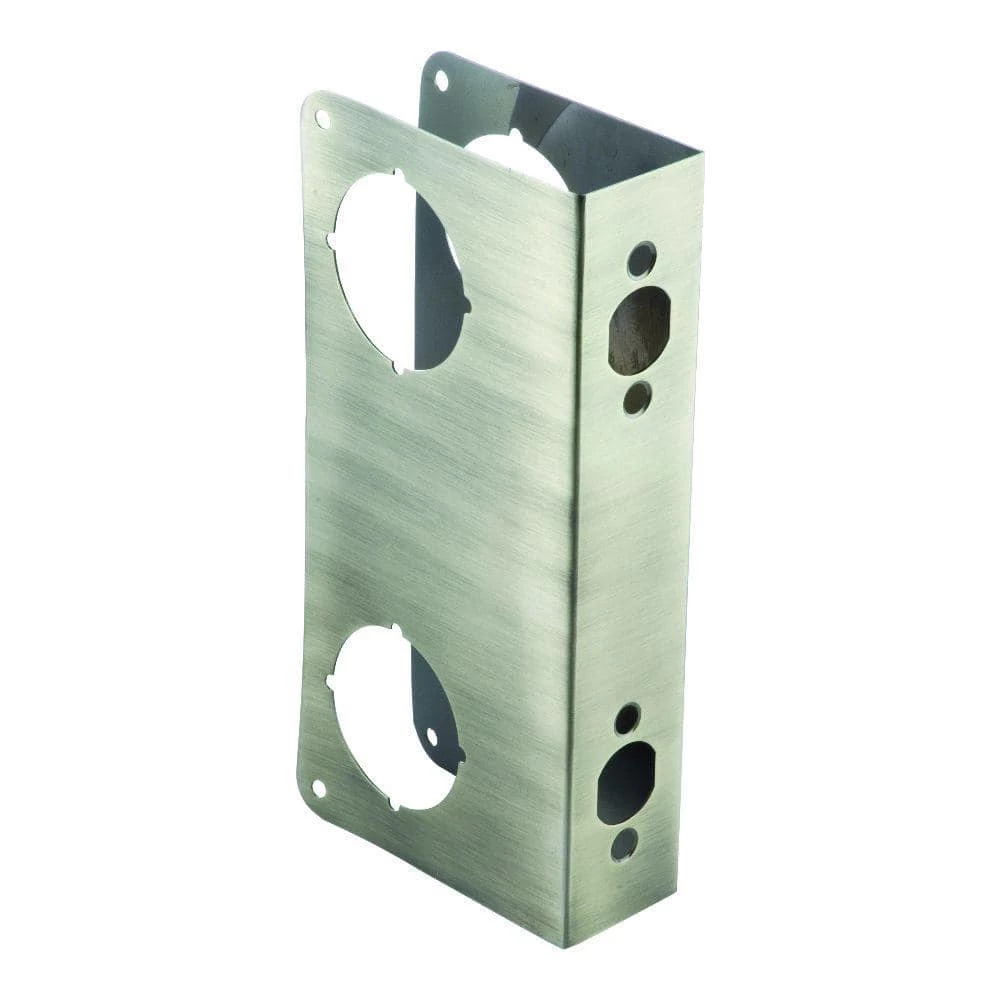 First Watch Security 2-3/4 in. x 1-3/4 in. Stainless Steel Door Reinforcer