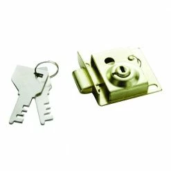 First Watch Security 5/16 in. Polished Brass Bolt Mailbox Lock