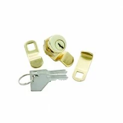 First Watch Security Polished Brass Mailbox Cam Lock