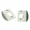 First Watch Security Satin Nickel Full Lip Door Strikes (2-Pack)