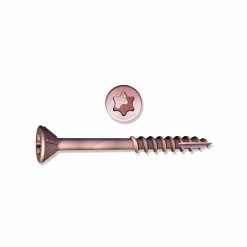 Grabber #10 x 3-1/2 in. Star Flat-Head Wood Deck Screw (25-Pack)