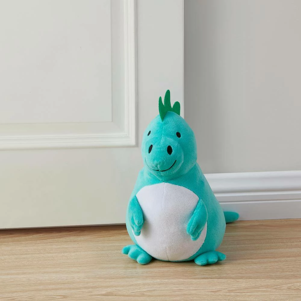 Kute Kids Morgan Home Green Dinosaur 5.5 in. x 5 in. Door Stopper - Image 2
