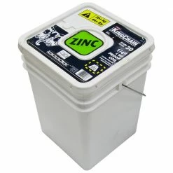 KingChain 1/4 in. x 90 ft. Zinc-Plated Grade 30 (G30) Proof Coil Chain - 1,300 lbs Safe Work Load - Plastic Bucket