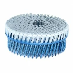 FASCO 1.875 in. x 0.092 in. 15-Degree Screw Aluminum Plastic Sheet Coil Siding Nail 3,200 per Box