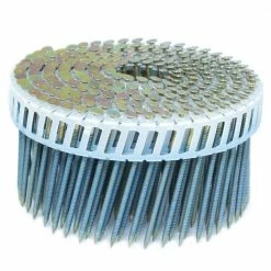 FASCO 2.5 in. x 0.092 in. 15-Degree Ring Galvanized Plastic Sheet Coil Siding Nail 3,200 per Box
