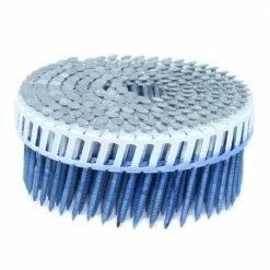 FASCO 2 in. x 0.092 in. 15-Degree Ring Hot Dip Plastic Sheet Coil Siding Nail 3,200 per Box