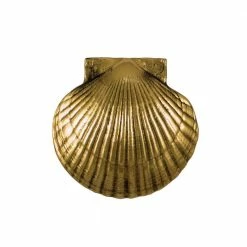 Michael Healy Brass Scallop Door Knocker