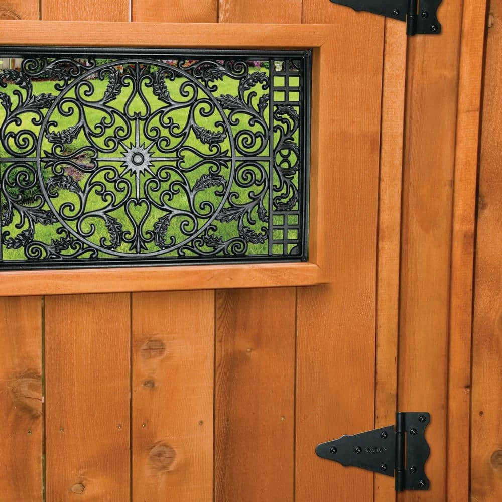 NUVO IRON 4 in. x 1.5 in. Black Antique Colonial Heavy-Duty Door Knocker - Image 2