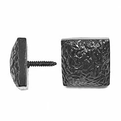 NUVO IRON 8.5 in. Black Antique Colonial Door Studs (10-Pack)