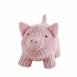 Kute Kids Morgan Home 7 in. x 12 in. Pink Pig Door Stopper