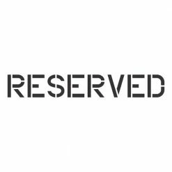Stencil Ease 10 in. Reserved Stencil