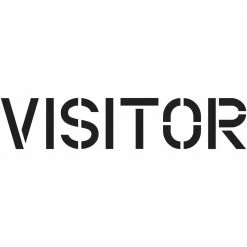 Stencil Ease 12 in. Visitor Stencil