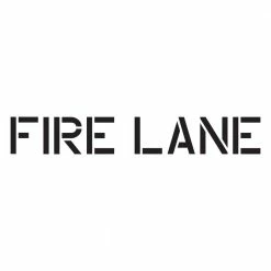 Stencil Ease 18 in. Fire Lane Stencil