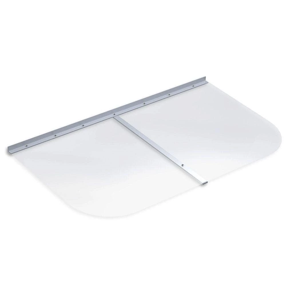 Ultra Protect 45 in. x 26 in. Rectangular Clear Polycarbonate Window Well Cover