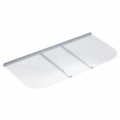 Ultra Protect 58 in. x 26 in. Rectangular Clear Polycarbonate Window Well Cover