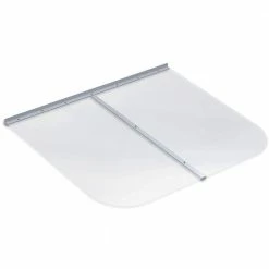 Ultra Protect 45 in. x 38 in. Rectangular Clear Polycarbonate Window Well Cover