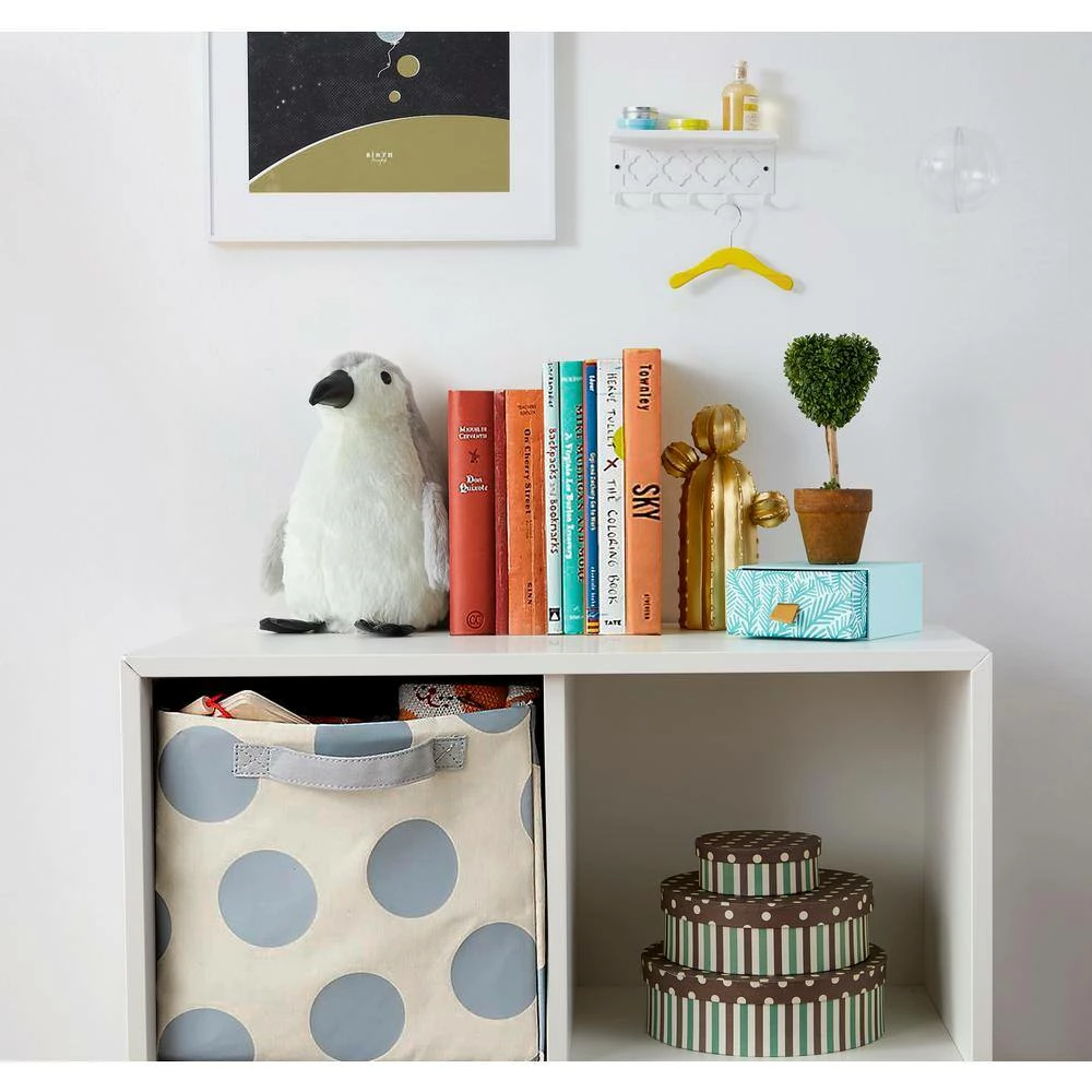 Kute Kids Morgan Home White Penguin 5 in. x 5 in. Door Stopper - Image 3