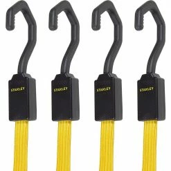 Stanley Flat Bungee Straps 36 in. Each (4-Pack)